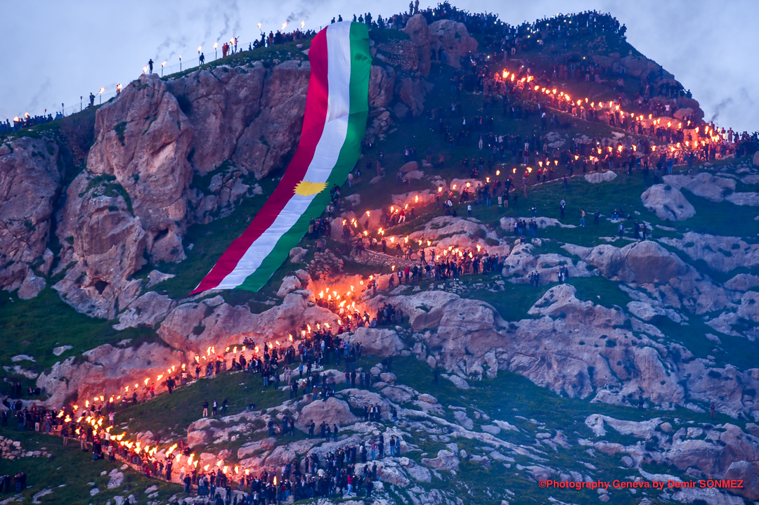 Fête de la Newroz à Akre au kurdistan Sud Photography Geneva