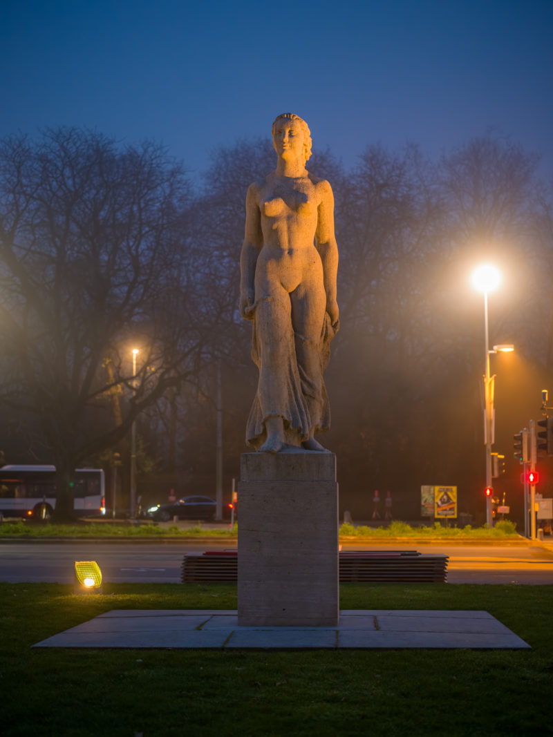 Quai de Cologny, temps de brume